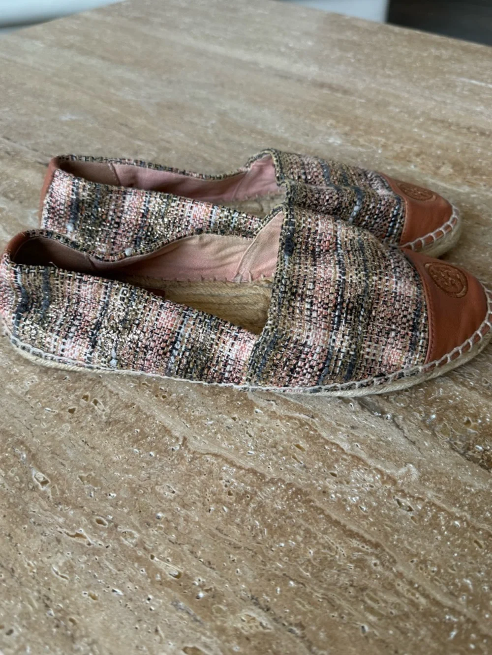 Tory Burch Color Block Flat Espadrille size 8